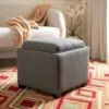 Harrison Tray Storage Ottoman - Safavieh Charcoal Gray -Ottomans Official Shop unnamed file 8134