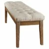 Beechhurst Button Tufted Bench Wood - Inspire Q Wood/smoke -Ottomans Official Shop unnamed file 818
