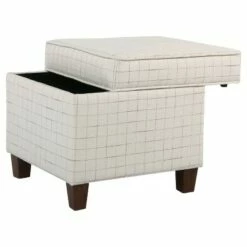 Cole Classics Square Storage Ottoman with Lift Off Top - HomePop Linen -Ottomans Official Shop unnamed file 8216