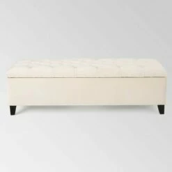 Ottilie Storage Ottoman - Christopher Knight Home Light Blue -Ottomans Official Shop unnamed file 8295