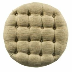 Tweed Tufted Storage Ottoman Tan/Cream - HomePop -Ottomans Official Shop unnamed file 8355