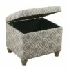 Medium Storage Ottoman Geometric Ash Gray - HomePop 1 Medium Storage Ottoman Geometric Ash Gray - HomePop -Ottomans Official Shop unnamed file 8374