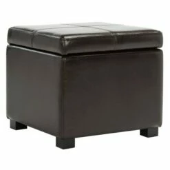 Madison Square Storage Ottoman - Safavieh Brown -Ottomans Official Shop unnamed file 8511
