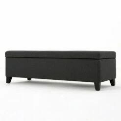 York Storage Ottoman - Christopher Knight Home Dark Gray -Ottomans Official Shop unnamed file 8529