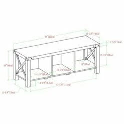 Sophie Rustic Farmhouse X Frame Entry Bench with 3 Cubbies - Saracina Home Rustic Oak 22 Sophie Rustic Farmhouse X Frame Entry Bench with 3 Cubbies - Saracina Home Rustic Oak -Ottomans Official Shop unnamed file 853