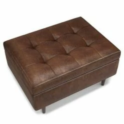 Large Blanchette Mid Century Square Coffee Table Storage Ottoman - WyndenHall Distressed Saddle Brown 12 Large Blanchette Mid Century Square Coffee Table Storage Ottoman - WyndenHall Distressed Saddle Brown -Ottomans Official Shop unnamed file 8538