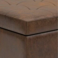 Large Blanchette Mid Century Square Coffee Table Storage Ottoman - WyndenHall Distressed Saddle Brown 16 Large Blanchette Mid Century Square Coffee Table Storage Ottoman - WyndenHall Distressed Saddle Brown -Ottomans Official Shop unnamed file 8542