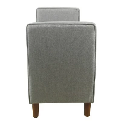 Rimo Upholstered Storage Bench - HomePop Cream 5 Rimo Upholstered Storage Bench - HomePop Cream - Image 3