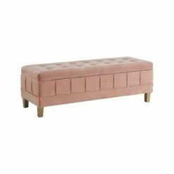 Jude Tufted Storage Ottoman - Picket House Furnishings Blush