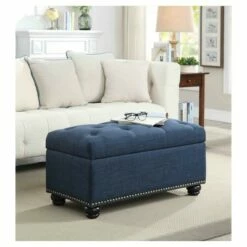 Breighton Home 7Th Avenue Storage Ottoman - Johar Furniture Blue -Ottomans Official Shop unnamed file 8635