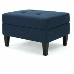 Zahra Storage Ottoman - Christopher Knight Home Dark Blue -Ottomans Official Shop unnamed file 8682