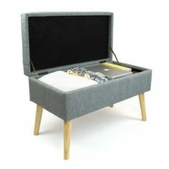 Brooklyn Storage Ottoman Bench Gray - Humble Crew -Ottomans Official Shop unnamed file 8739