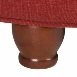 Tufted Round Cocktail Storage Ottoman Red - HomePop -Ottomans Official Shop unnamed file 8756