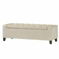 Hikaru Storage Ottoman - Christopher Knight Home Ivory -Ottomans Official Shop unnamed file 8819