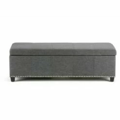 48" Large Stanford Storage Ottoman Linen Look Fabric - WyndenHall Slate Gray Linen Look Fabric 15 48" Large Stanford Storage Ottoman Linen Look Fabric - WyndenHall Slate Gray Linen Look Fabric -Ottomans Official Shop unnamed file 8881