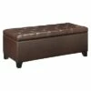 Tufted Wall Hugger Bench Storage Ottoman - Handy Living Brown 1 Tufted Wall Hugger Bench Storage Ottoman - Handy Living Brown -Ottomans Official Shop unnamed file 8886