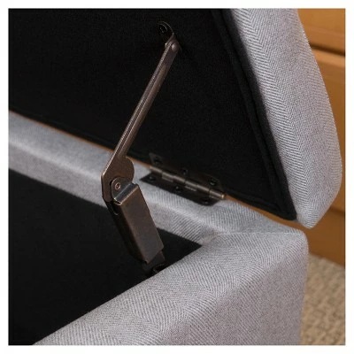 Harper Storage Ottoman Bench - Christopher Knight Home Orange 5 Harper Storage Ottoman Bench - Christopher Knight Home Orange - Image 3