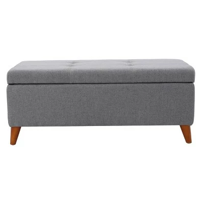 Harper Storage Ottoman Bench - Christopher Knight Home Orange 10 Harper Storage Ottoman Bench - Christopher Knight Home Orange - Image 8