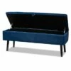 Caine Velvet Wood Storage Bench - Baxton Studio Black/dark Brown 2 Caine Velvet Wood Storage Bench - Baxton Studio Black/dark Brown -Ottomans Official Shop unnamed file 9033