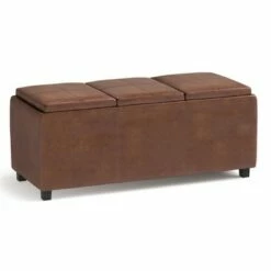Franklin Storage Ottoman - WyndenHall Red -Ottomans Official Shop unnamed file 9077