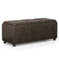 Franklin Storage Ottoman - WyndenHall Red -Ottomans Official Shop unnamed file 9078