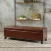 Gavin Bonded Leather Storage Ottoman Brown - Christopher Knight Home 2 Gavin Bonded Leather Storage Ottoman Brown - Christopher Knight Home -Ottomans Official Shop unnamed file 9099