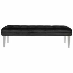 Abrosia Tufted Bench - Safavieh Black -Ottomans Official Shop unnamed file 912