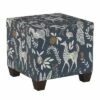 Pattern Fairland Square Storage Ottoman - Threshold™ Blue Animal Print -Ottomans Official Shop unnamed file 9141