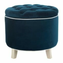 Amelia Tufted Storage Ottoman - Safavieh Light Green -Ottomans Official Shop unnamed file 9240