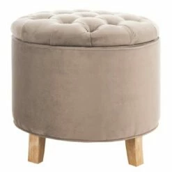 Amelia Tufted Storage Ottoman - Safavieh Light Green -Ottomans Official Shop unnamed file 9253