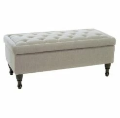 Chantelle Fabric Storage Ottoman - Christopher Knight Home Beige -Ottomans Official Shop unnamed file 9282