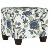 Fairland Square Storage Ottoman Shaded Floral Blue - Threshold™ -Ottomans Official Shop unnamed file 9320