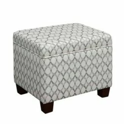 Madison Storage Ottoman - Breighton Home Ribbon Pattern Fabric -Ottomans Official Shop unnamed file 9334