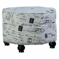 Storage Ottoman Legs-Ore International White -Ottomans Official Shop unnamed file 9354