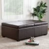 Joshua Bonded Leather Double Flip-Storage Ottoman Brown - Abbyson Living 1 Joshua Bonded Leather Double Flip-Storage Ottoman Brown - Abbyson Living -Ottomans Official Shop unnamed file 9439