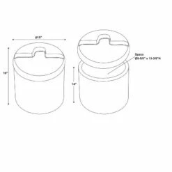 Patric Storage Ottoman - Linon Beige -Ottomans Official Shop unnamed file 9493