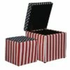 Patriotic Storage Ottoman with 1 Extra Seating - Ore International -Ottomans Official Shop unnamed file 9528