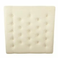 Tufted Ottoman with Wooden Storage - HomePop Cream -Ottomans Official Shop unnamed file 9537