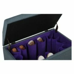 Ore International Tufted Shoe Storage Ottoman Blue -Ottomans Official Shop unnamed file 9546