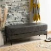 Elise Rectangular Bench - Safavieh Brown/black -Ottomans Official Shop unnamed file 956
