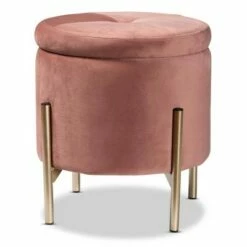 Malina Velvet Metal Storage Ottoman - Baxton Studio Gray/gold 25 Malina Velvet Metal Storage Ottoman - Baxton Studio Gray/gold -Ottomans Official Shop unnamed file 9606