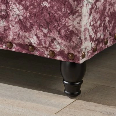 Brantwood Storage Ottoman Tie Dye Mauve - Christopher Knight Home 4 Brantwood Storage Ottoman Tie Dye Mauve - Christopher Knight Home - Image 2