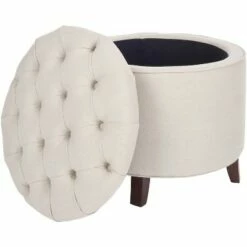 Amelia Tufted Storage Ottoman - Safavieh -Ottomans Official Shop unnamed file 9695