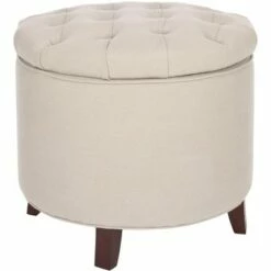 Amelia Tufted Storage Ottoman - Safavieh -Ottomans Official Shop unnamed file 9698