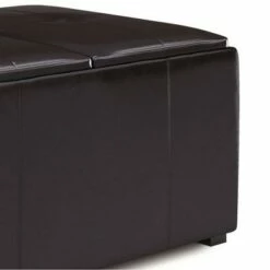 Franklin Small Coffee Table Storage Ottoman Tanners Brown - WyndenHall 11 Franklin Small Coffee Table Storage Ottoman Tanners Brown - WyndenHall -Ottomans Official Shop unnamed file 9805