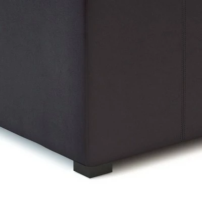 Franklin Small Coffee Table Storage Ottoman Tanners Brown - WyndenHall 7 Franklin Small Coffee Table Storage Ottoman Tanners Brown - WyndenHall - Image 5