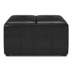 Franklin Small Coffee Table Storage Ottoman Midnight Black - WyndenHall -Ottomans Official Shop unnamed file 9813