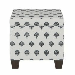Fairland Storage Ottoman Clara Block Navy - Threshold™