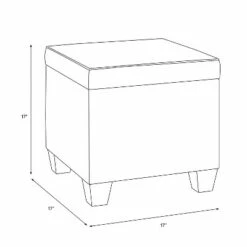 Fairland Storage Ottoman Clara Block Navy - Threshold™ -Ottomans Official Shop unnamed file 9837