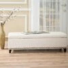 Isra Storage Ottoman - Beige - Christopher Knight Home -Ottomans Official Shop unnamed file 9838